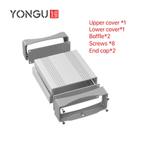 Yonggu K07 106*40mm Oem boîtier électronique Pcb Instrument tenant Circuit imprimé coque métallique boîtier de projet en aluminium
