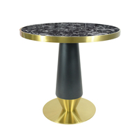 Ensemble table et chaises de salle à manger au design moderne et simple, en métal, pour la maison ou l'hôtel