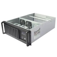OEM 4u 服务器机箱，带液晶显示屏，用于监控，带 12 个 GPU，适用于服务器机架