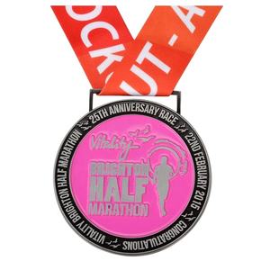 الأفضل مبيعًا على شكل قلب لركوب الدراجات وسباق ركوب الدراجات اصنع كأس الشريط الخاص بك مع طباعة الشاشة الحريرية - Product Image 6