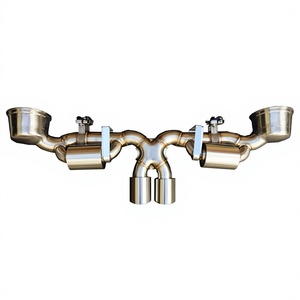 Sistema de escape Valvetronic Vortex SS304 compatible con Porsche 911 992 GT3 4.0L, sistema de actualización de silenciador de alto rendimiento para carreras. - Product Image 1