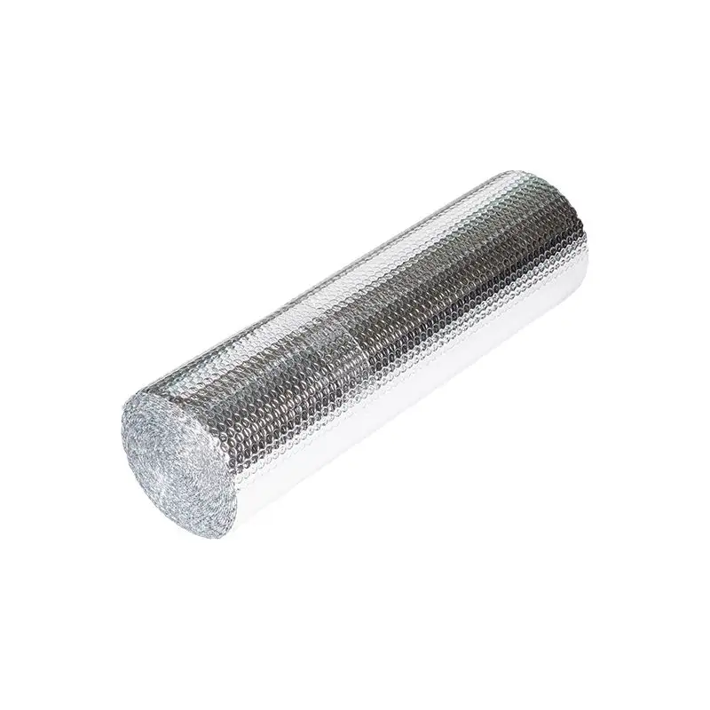 Papel de burbujas de aluminio Material de aislamiento Barrera radiante Pared de techo Aislamiento térmico Rollo de espuma reflectante de calor