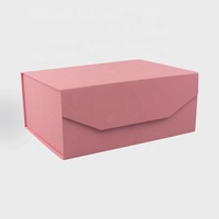 Boîte pliable en carton magnétique personnalisé, boîte d'emballage plate, 10 pièces