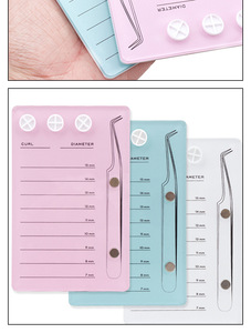 Paleta <span class=keywords><strong>de</strong></span> extensión <span class=keywords><strong>de</strong></span> pestañas magnéticas acrílicas <span class=keywords><strong>Pinzas</strong></span> <span class=keywords><strong>de</strong></span> pegamento <span class=keywords><strong>de</strong></span> inmersión para pestañas desmontables - Product Image 4