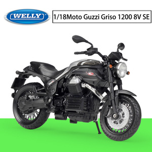뜨거운 판매 Welly Moto Guzzi Griso 1200 8V SE 1:18 다이 캐스트 오토바이 시뮬레이션 합금 오토바이 모델 - Product Image 2