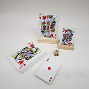 Tùy Chỉnh In Casino Poker Kích Thước Thẻ Nhựa Không Thấm Nước Poker Chơi Thẻ Boong Thẻ Trò Chơi Cho Bán - Product Image 2