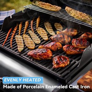 Grille de cuisson de remplacement en fonte Senershuo 44,5 cm 7638 pour <span class=keywords><strong>barbecue</strong></span> extérieur Spirit I & II série 300 - Product Image 5
