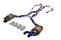 Système d'échappement sport à valves Catback en titane 1,5 mm TIG pour Mercedes-Benz C63 AMG W204 6.2L – Amélioration des performances