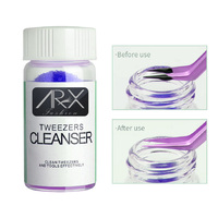 Pince à épiler sans mauvaise odeur sans acétone liquide de nettoyage pince à cils boule de nettoyage autres cils et outils pince à épiler nettoyant