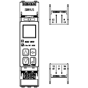 Relé de Protección de Motor 3UG5616-1CR20, Módulo de Contactores con Monitor Térmico para Equipos de Control Industrial - Product Image 3