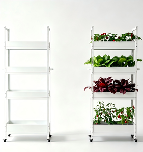 Scaffale per <span class=keywords><strong>Piante</strong></span> da Giardino in Acciaio Inossidabile Ecologico con Montaggio Facile per <span class=keywords><strong>Piante</strong></span> Verdi - Product Image 6