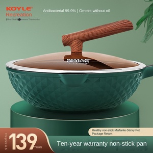 Chảo chống dính đá y tế cao cấp <span class=keywords><strong>2025</strong></span>, kích thước 32CM, thiết kế châu Âu thân thiện với môi trường, kèm nắp kính - Product Image 4