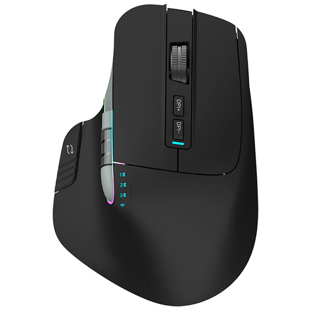 Side Thumb Wheel High-Precision 3212 Sensor Ergonomic Gaming Mouse Computer Mous Wireless Rechargeable Mouse