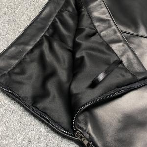 <span class=keywords><strong>Pantaloni</strong></span> svasati in <span class=keywords><strong>pelle</strong></span> 3641 personalizzati a vita alta <span class=keywords><strong>pantaloni</strong></span> Casual in <span class=keywords><strong>vera</strong></span> <span class=keywords><strong>pelle</strong></span> di pecora da <span class=keywords><strong>donna</strong></span> in <span class=keywords><strong>pelle</strong></span> nera - Product Image 4