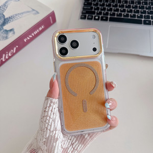 เคสโทรศัพท์แบบแม่เหล็กเคลือบเงาแฟชั่น ประดับกลิตเตอร์เรซิ่น สำหรับ iPhone 11 12 pro max 17Air  พร้อมฝาหลังกันกระแทกแบบอีพ็อกซี่ - Product Image 3