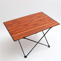Table pliante moderne, légère et portable, de petite taille, écologique, en fer, pour la cuisine, la salle de bain, le camping en plein air, le pique-nique, la chambre à coucher, couleur personnalisée