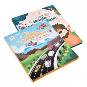 Livre d'activités magnétique réutilisable pour la maternelle à domicile : jeu d'association, autocollants d'animaux, jouets, livres d'activités imperméables - Product Image 2