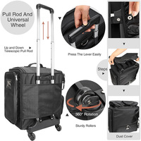 Trolley pour maquilleur, valise à maquillage, sac à maquillage grande capacité