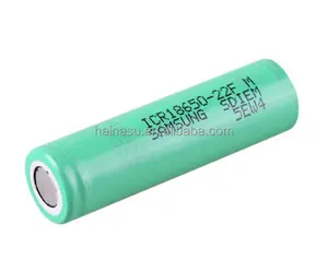 100% 오리지널 Sdi Icr18650 22f 3.7v 2200mah 리튬 이온 충전식 배터리 삼성 18650 22f