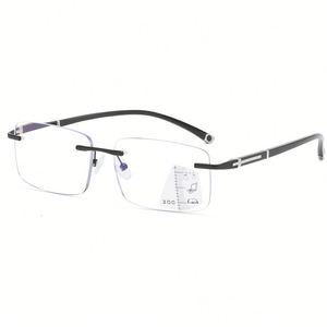Gafas de Lectura Progresivas Multifocales con Zoom Automático Personalizadas para Hombre, Gafas Fotocromáticas con Protección Contra la Luz Azul para Hombre y Mujer - Product Image 5