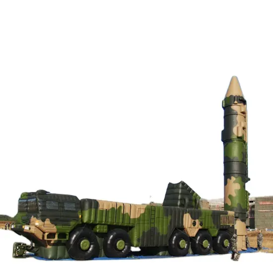 Inflatable मिसाइल लांचर झटका अप वाहन Decoys और लक्ष्य