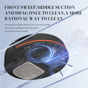 Robot aspirador para el hogar, robot <span class=keywords><strong>de</strong></span> limpieza con aplicación Tuya WiFi, ¡en oferta! - Product Image 2