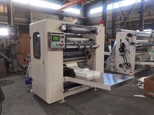 <span class=keywords><strong>Machine</strong></span> à plier le papier toilette et les serviettes en papier entièrement automatique et personnalisable, 5 lignes, pliage en N, boîte de vitesses, certifiée CE, 380V, 150m/min - Product Image 3