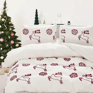 Dia Natal Conjunto De Cama De Poliéster Conjuntos De Consolador De Cama Conjunto De Cama De Luxo Para Quarto