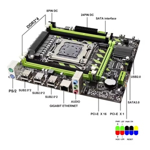 Placa base de computadora de escritorio X79 Intel Xeon LGA2011 Dual Channel <span class=keywords><strong>DDR3</strong></span> SATA M.2 Disco duro 64 GB H61 Intel Chipset Nuevo - Product Image 4