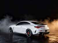 Kit carrosserie aérodynamique complet en fibre de carbone AE Style A-RT, comprenant spoiler avant, canards, diffuseur arrière et spoiler pour Mercedes Benz C236 AMG CLE53 2024+