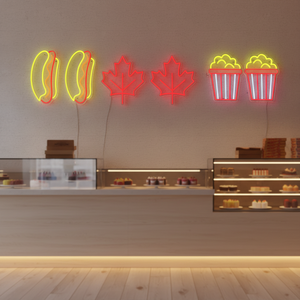 Letreros <span class=keywords><strong>de</strong></span> Neón LED Personalizados con Opciones <span class=keywords><strong>de</strong></span> <span class=keywords><strong>Color</strong></span> RGB para Heladerías, Postres, Pizzerías, Té con <span class=keywords><strong>Leche</strong></span>, Cafeterías - Uso Interior/Exterior - Product Image 3