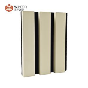 Paneles de Pared de Listones de Madera Resistentes al Fuego WINEGO, Panel Acústico Decorativo Moderno, Panel Acústico de Madera Insonorizante - Product Image 1