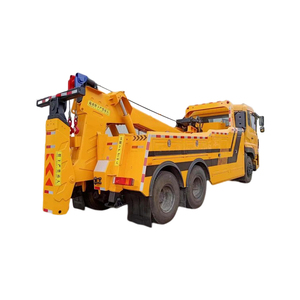 Camion de dépannage lourd Dongfeng 6x4 2024, neuf, diesel, plateau plat, transmission manuelle, pour le sauvetage routier d'urgence, à vendre - Product Image 3