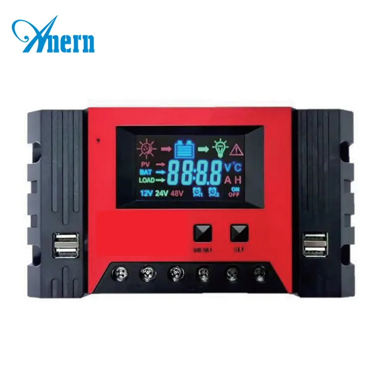 Made in china intelligent controller 12v 24v charger controller solar