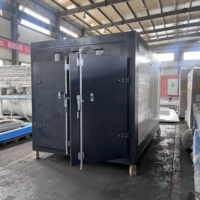 Four de peinture électrostatique à air chaud à recirculation, four de cuisson industriel par lots pour la quincaillerie et le revêtement de profilés en aluminium