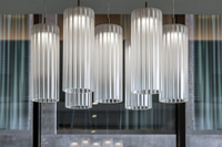 Lustre suspendu pour escalier en cristal, idéal pour villa duplex, salon rotatif, marches creuses, lustre en cristal extra-long.
