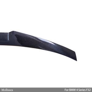 For 4 Series F32 Coupe M4 Style Carbon Fiber <b>Rear</b> <b>Spoiler</b> Trunk Wing 2013-2019 - Product Image 5