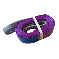 1 Ton Ağır Hizmet Tipi %100 Polyester Aşınmaya Dayanıklı Düz Dokuma Kaldırma Askısı Göz-Göz Tipi 2m