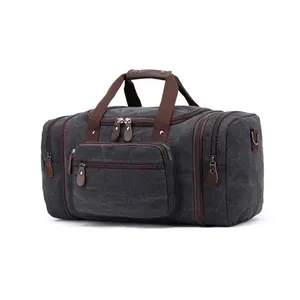 中国供应商运动行李袋旅行包男士周末旅行包行李袋帆布旅行包出售