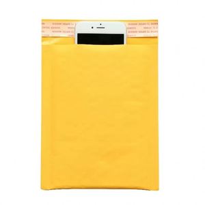 Bolsa de Papel Kraft Amarillo con Burbujas, Bolsa de Embalaje Reforzada Anti-caídas, Bolsa de Espuma para Libros y Joyería, Sobre Autoadhesivo - Product Image 1