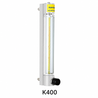 Penutup Pembacaan Pembesar Presisi, Kaca Aliran Mikro, Rotameter Area Variabel, Flowmeter dengan Katup Pengatur