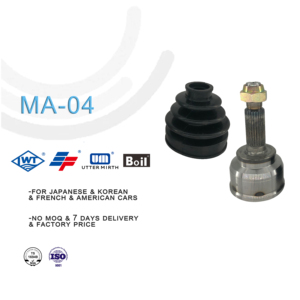LWT Auto Parts MA-04 Junta Cv exterior de 1,3 para Mazda RIO/00-11:DC/1,5 1,4 JB/1,6 121/90 1,3-96:<span class=keywords><strong>DB</strong></span>/323/86-90:BW BF/1,3 - Product Image 1