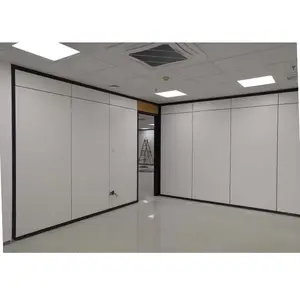 Melamine wood partion eco friendly partition room divider glass panel