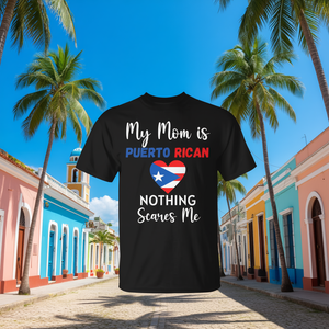Mi mamá es puertorriqueña, nada me asusta, camiseta, orgulloso hijo, hija - Product Image 3