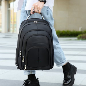 Mochila para Computadora Oxford al por Mayor, Geométrica, Impermeable, de Gran Capacidad, Ligera, Moderna, Unisex, con Cierre de Cremallera USB - Product Image 6