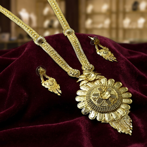 Juego de Joyería de Moda de Oro Micronizado de 14K, 18K, 24K al por Mayor, Collares Largos de Latón con Relleno de Oro, Diseño Tradicional - Product Image 3