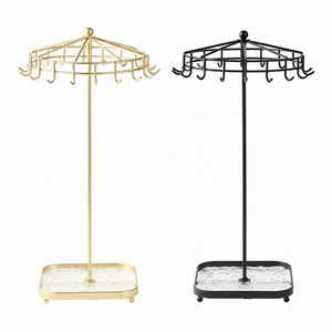 Estilo paraguas, venta al por mayor, soporte de exhibición de joyería, pulsera personalizada, collar, anillo, soporte para pendientes, soporte de exhibición de joyería - Product Image 1