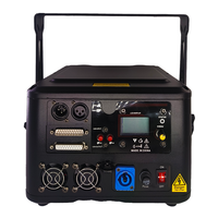 Projecteur laser RGB 10W pour spectacle de mariage, lumières d'animation RGB pour scène DJ, contrôleur ILDA DMX, lumières de projection couleur intégrale, laser
