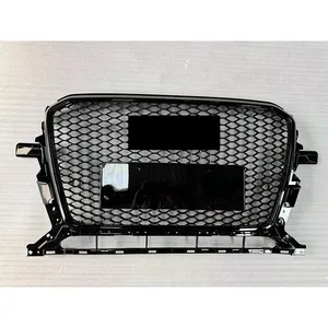 <b>For</b> Q5 SQ5 2013-2017 Upgrade RSQ5 Style Car Front bumper Grille <b>Mesh</b> Honeycomb <b>Grills</b> Protector Cover Trim Accessories - Product Image 6