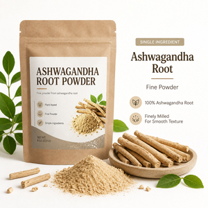 High Quality Adult Ashwagandha Powder <b>Supplement</b> Zinc Vitamin D3 Magnesium L-Theanine for Immune Support Memory Sleep (500g) - Product Image 5